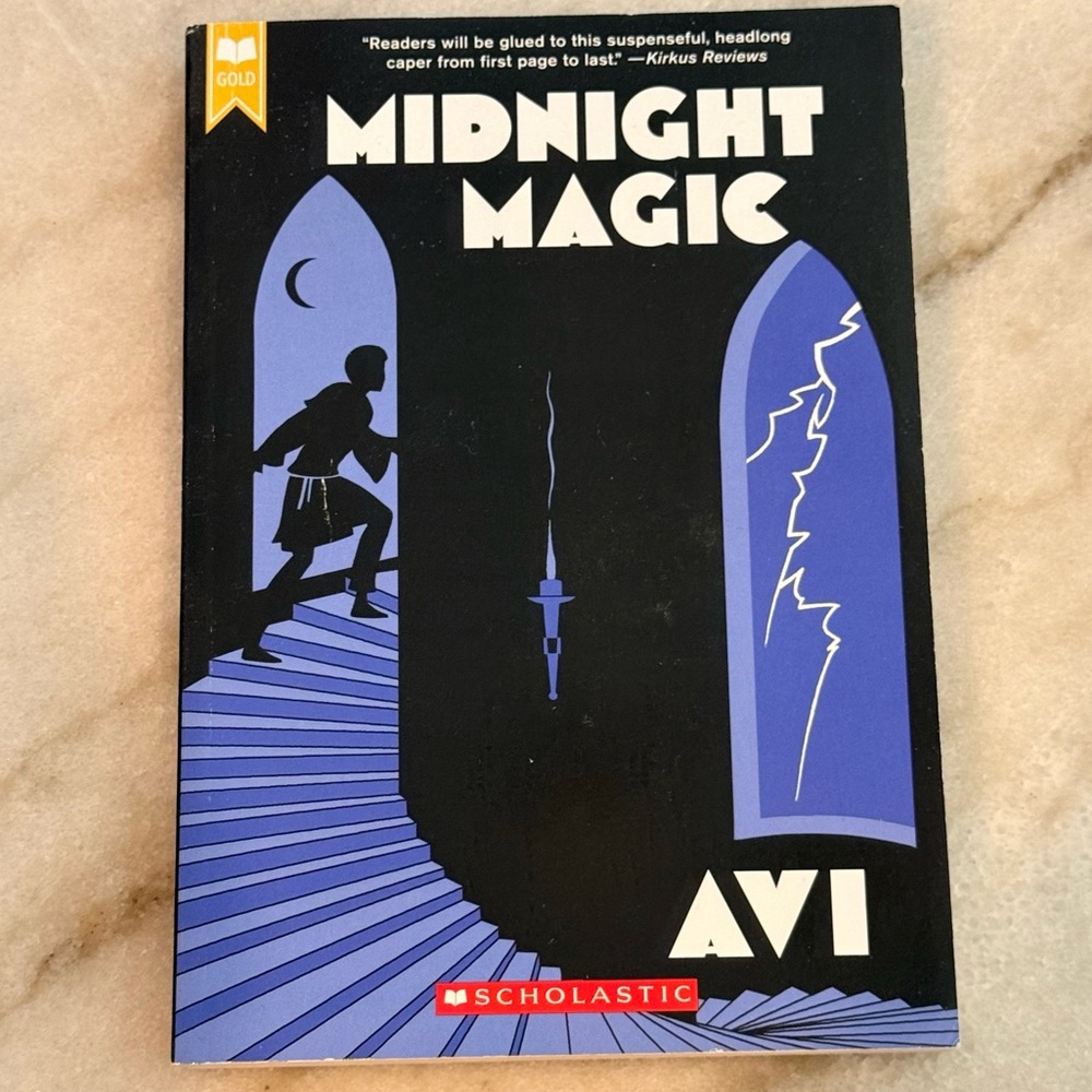 Scholastic Midnight Magic Book with Black and Blue Cover